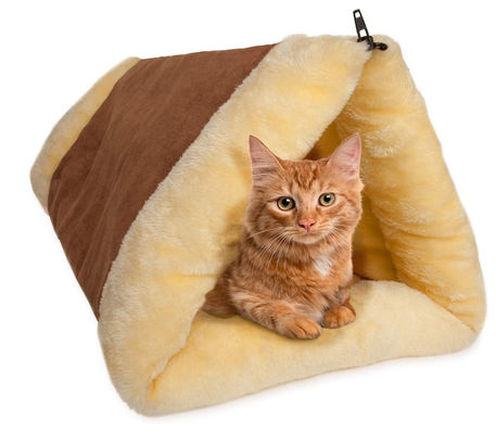 Cat Comfort Blanket Function 2 In 1 Soft Plush With Anti-Slip Bottom