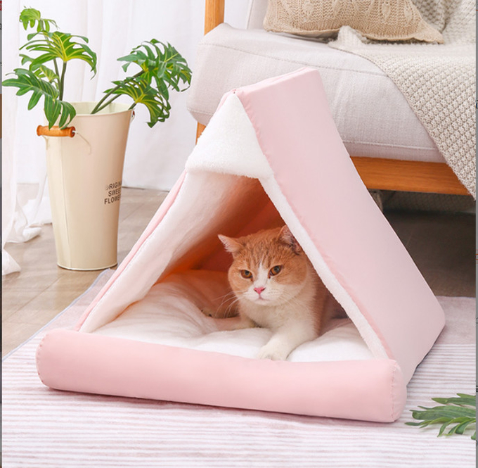 고양이 베드를 세우기